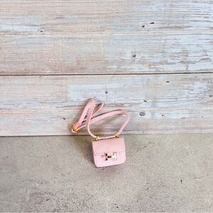 H letter Pink Mini Crossbody Bag. Pink Hermes bag (Not included Doll) 
Brand new